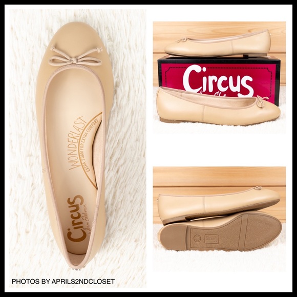 SAM EDELMAN SLIP ONS NUDE BALLET FLATS A3C - Picture 5 of 12